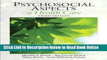 Read Psychosocial Aspects of Healthcare (3rd Edition) (Drench, Psychosocial Aspects of
