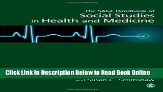 Read The Handbook of Social Studies in Health and Medicine  PDF Online