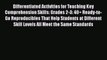 Read Differentiated Activities for Teaching Key Comprehension Skills: Grades 2-3: 40+ Ready-to-Go