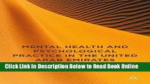 Download Mental Health and Psychological Practice in the United Arab Emirates (UAE)  PDF Free