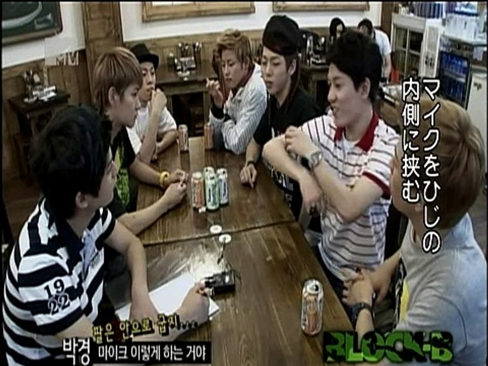 B1A4 VS Block B Match UP 日本語字幕 #7 (1-5)