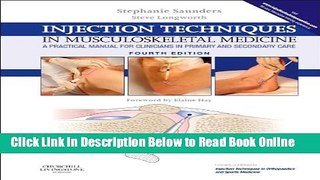 Download Injection Techniques in Musculoskeletal Medicine: A Practical Manual for Clinicians in