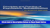 Read Principles and Practice of Psychiatric Rehabilitation, First Edition: An Empirical Approach
