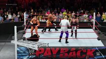 WWE 2K16 6man ladder match