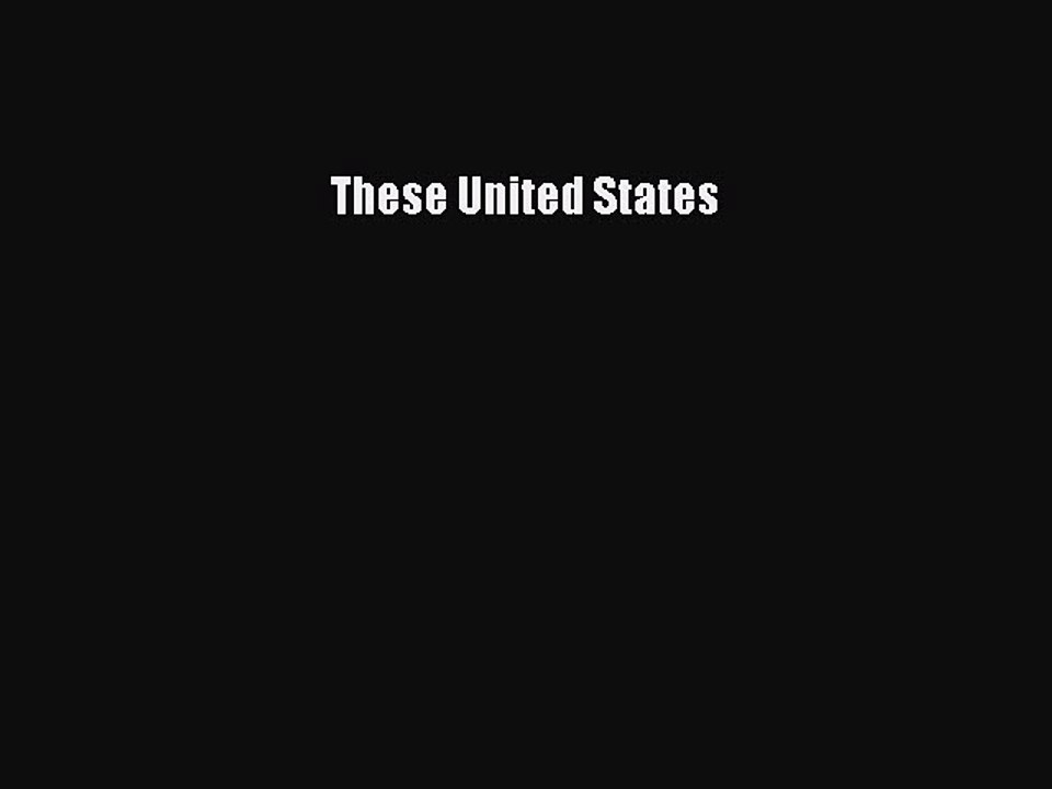 Download These United States  EBook