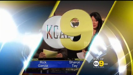 Sharon Tay 2012/09/25 KCAL9 HD; Black dress