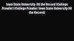 [PDF] Iowa State University: Off the Record (College Prowler) (College Prowler: Iowa State