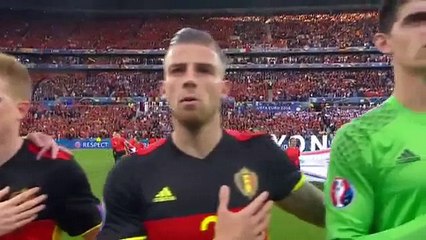 Le tic étrange de Thibaut Courtois pendant les hymnes