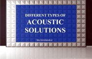 Various Acoustic Solutions to Soundproof Spaces