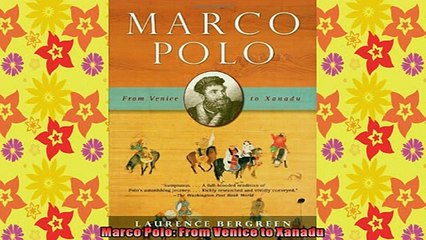 READ book  Marco Polo From Venice to Xanadu Full Free