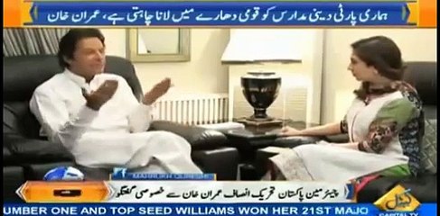 Imran Khan Reveals Why KPK Govt Giving Funds To Only Madrassa Haqqania