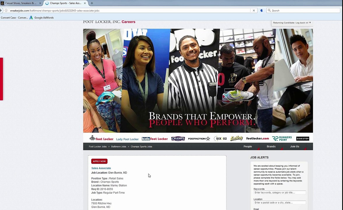 Footaction Job Application Online Process