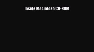 Read Inside Macintosh CD-ROM Ebook Free