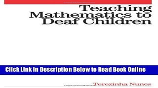 Download Teaching Mathematics to Deaf Children  PDF Free