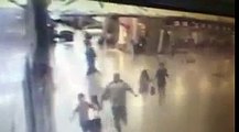 شاهد لحظة وقوع أحد التفجيرات داخل مطار اسطنبول