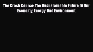 Read The Crash Course: The Unsustainable Future Of Our Economy Energy And Environment PDF Free