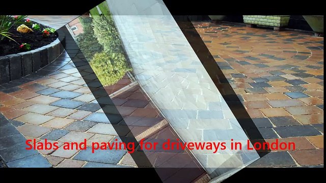 Slabs and paving for driveways in London