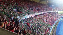 Northern Ireland Fans Euro 2016 singing Will Griggs on Fire against Wales