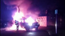 بالفيديو..لحظة انفجار سيارة مفخخة قرب مسجد في استراليا