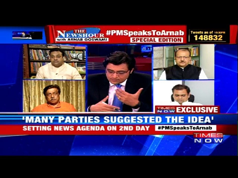 PM Modi Speaks to Arnab: Centre-State 'Simultaneous Polls' | The Newshour Debate