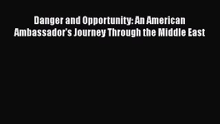 [Read] Danger and Opportunity: An American Ambassador's Journey Through the Middle East E-Book