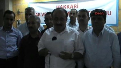 Hakkari Stk'lar'dan Hakkari'nin Yüksekova'ya Taşınması Kararına Tepki