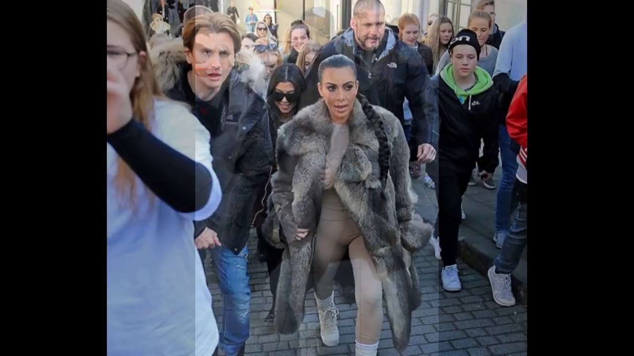 Kim Kardashian Flashes Her Pu$$y in Tight Spandex