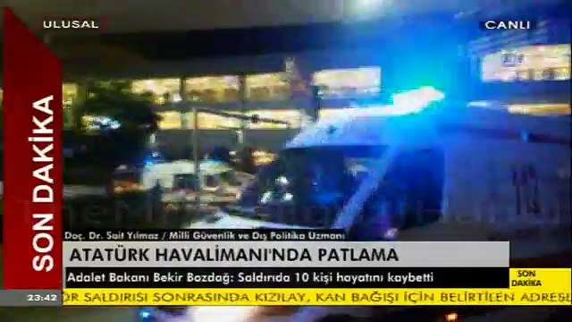 ATATÜRK HAVALİMANI'NDA TERÖR SALDIRISI-28 HAZİRAN 2016-İSTANBUL