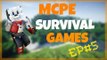MCPE Survival Games Ep#5: WINNING WITH THE DIAMOND PICKAXE!