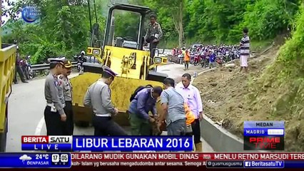 Jalur Cikijing Sudah Bisa Dilalui Kendaraan