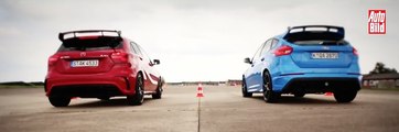 Drag Race en vídeo: Mercedes AMG A 45 vs Ford Focus RS 2016