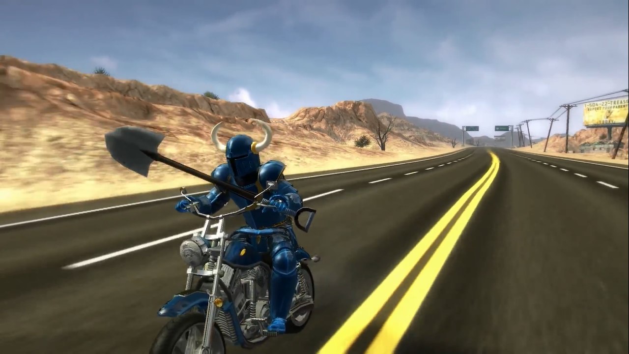 Shovel Knight in Road Redemption