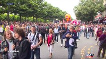 Manifestation Loi Travail: palpations au corps 