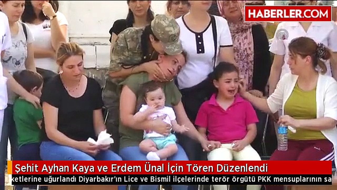 Şehit Ayhan Kaya ve Erdem Ünal İçin Tören Düzenlendi