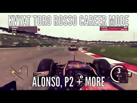 Kvyat Toro Rosso Career Mode