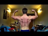 Teen Bodybuilder Flexing