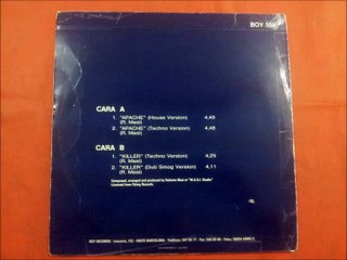 M.A.S.I.(APACHE.(TECHNO VERSION.)(12''.)(1992.)