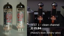 Peavey Classic 20 MH - testing power valves/tubes EL84