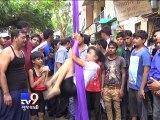 Akhadas readying themselves for dangerous stunts in #Rathyatra2016, Ahmedabad - tv9 Gujarati