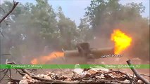Уничтожение Сирийской армией тачанок ДАИШ в северном Алеппо