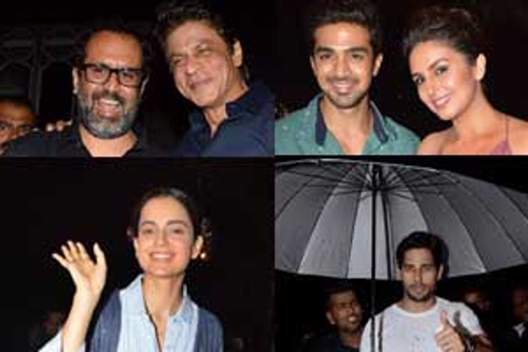 Shah Rukh Khan, Kangana, Sidharth Malhotra at Anand L Rai's B'day