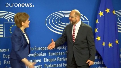 Brüssel: Schulz empfängt Nicola Sturgeon, Tusk nicht