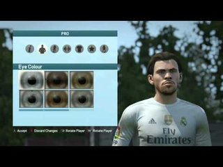 FIFA16 how to make your virtuial pro look alike Gareth Bale