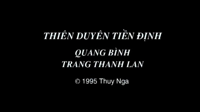 Karaoke Thiên Duyên Tiền Định - Quang Bình & Trang Thanh Lan