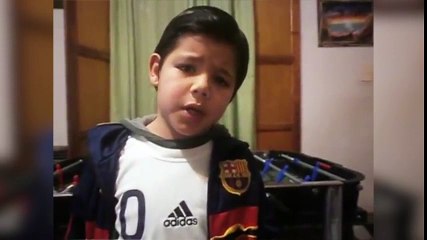 Lo más viral: Niño pide a Messi que no se vaya con un tango
