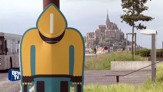 Le Tour de France au Mont-Saint-Michel, où les vélos sont interdits