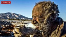 An Iranian man who did not bathe for more than 60 years