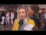 In Cologne, reporter groped while covering Carnival on live television [FOOTAGE]