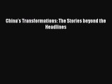 Read China's Transformations: The Stories beyond the Headlines Ebook Free