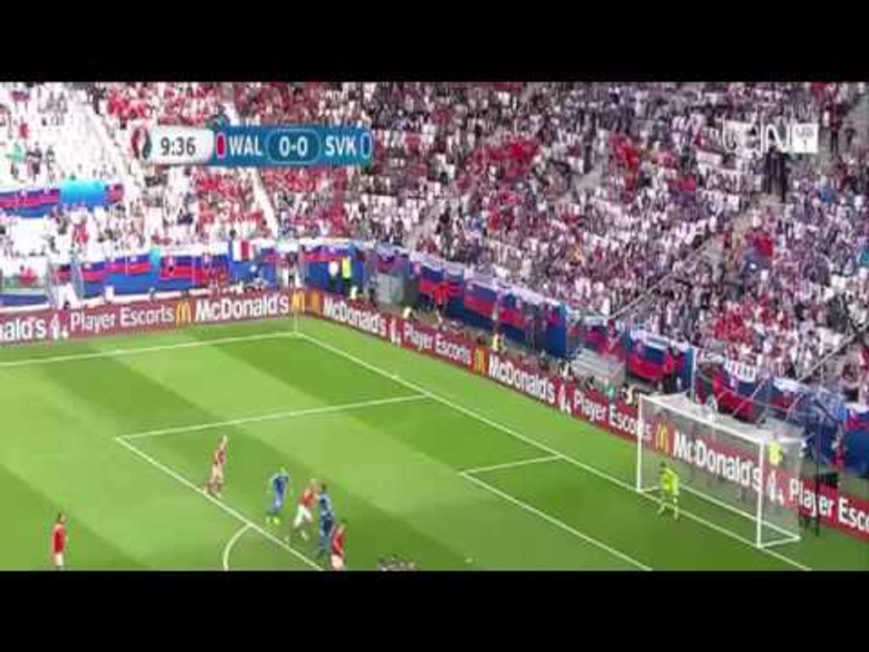 أهداف مباراه ويلز و سولوفاكيا2-1